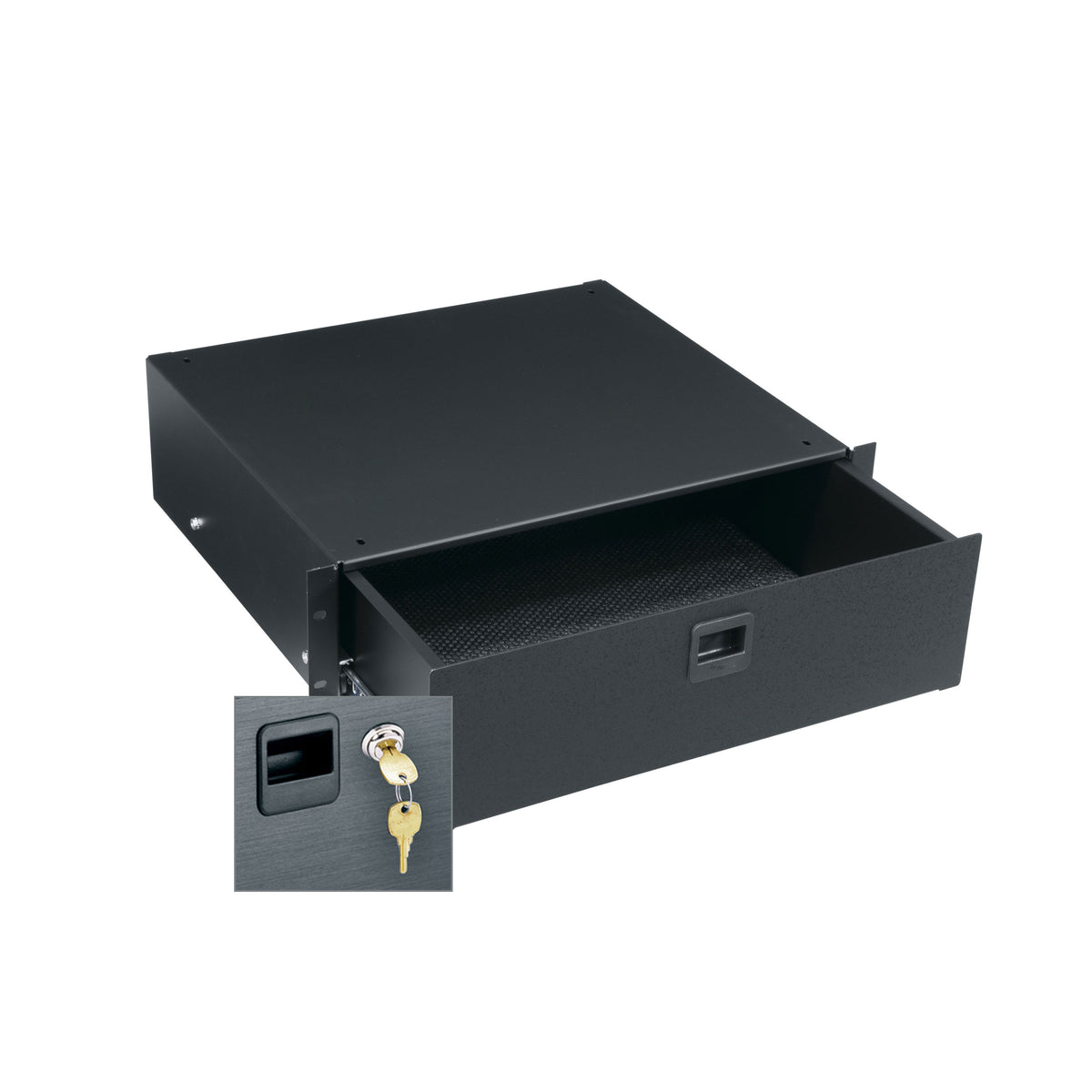 Middle Atlantic TD3LK 3SP TEXT DRAWER W/LOCK