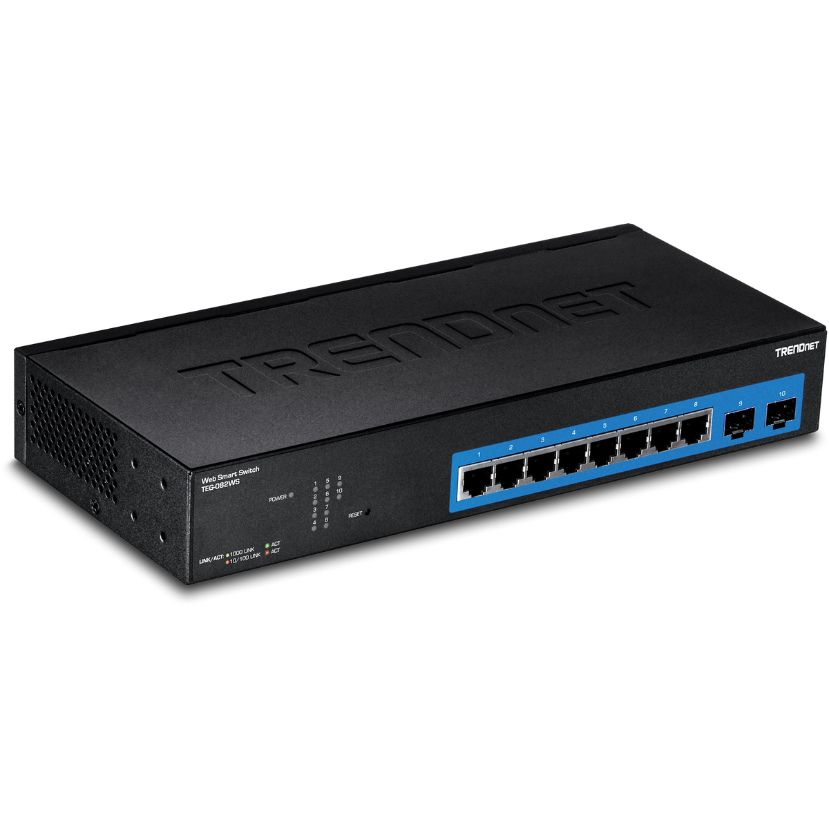 TRENDnet TEG-082WS 10-Port Gigabit Web Smart Switch