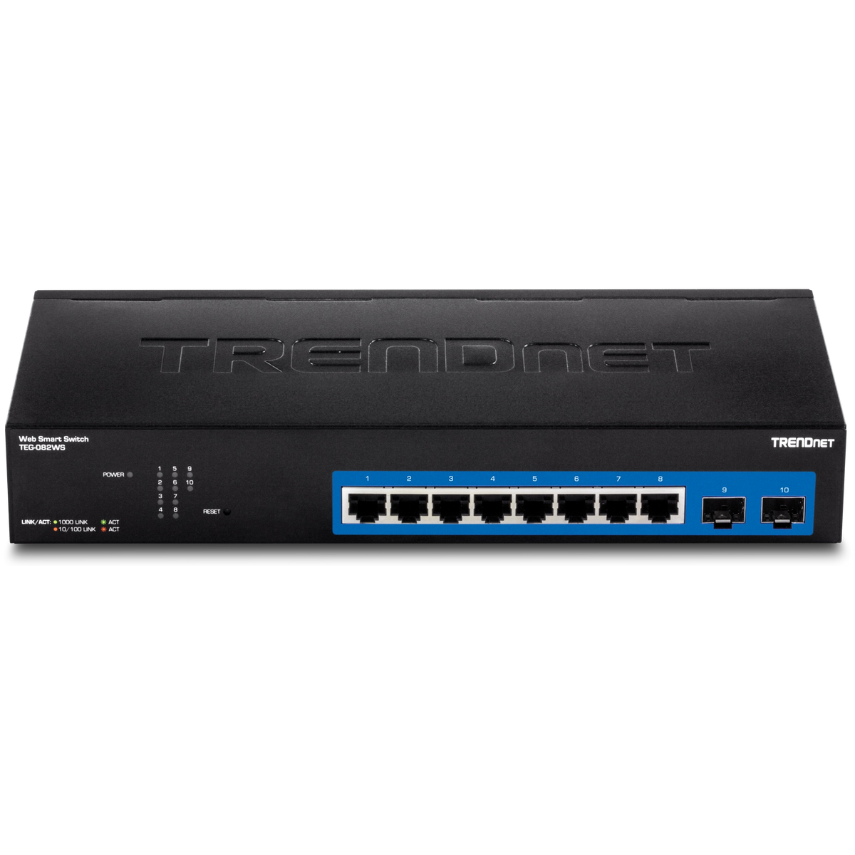 TRENDnet TEG-082WS 10-Port Gigabit Web Smart Switch