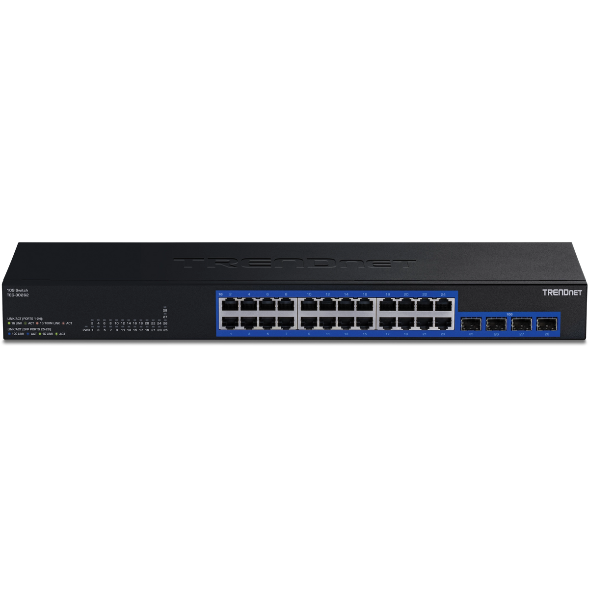 TRENDnet TEG-30262 28-Port Gigabit Switch with 4 x 10G SFP+Ports