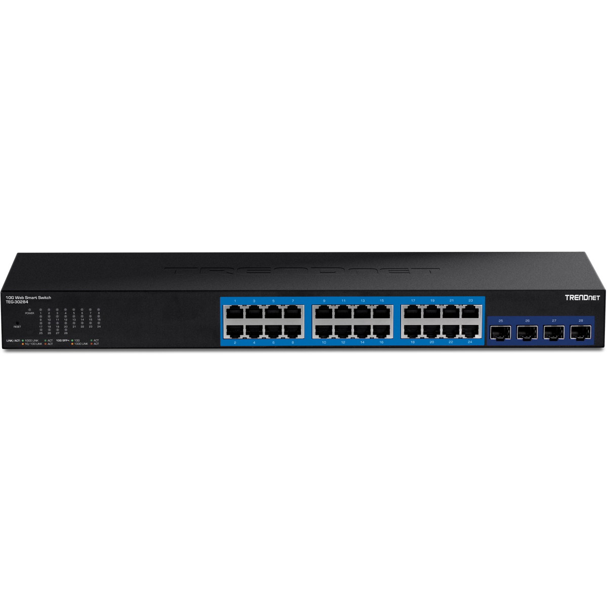 TRENDnet TEG-30284 28-Port Gigabit Web Smart Switch with 10G SFP+ slots