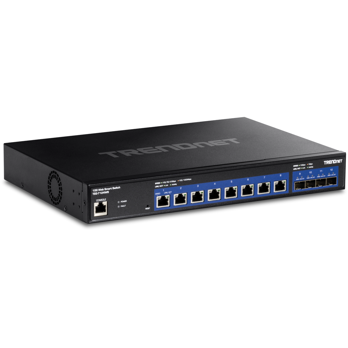 TRENDnet TEG-7124WS 12-Port 10G Web Smart Switch