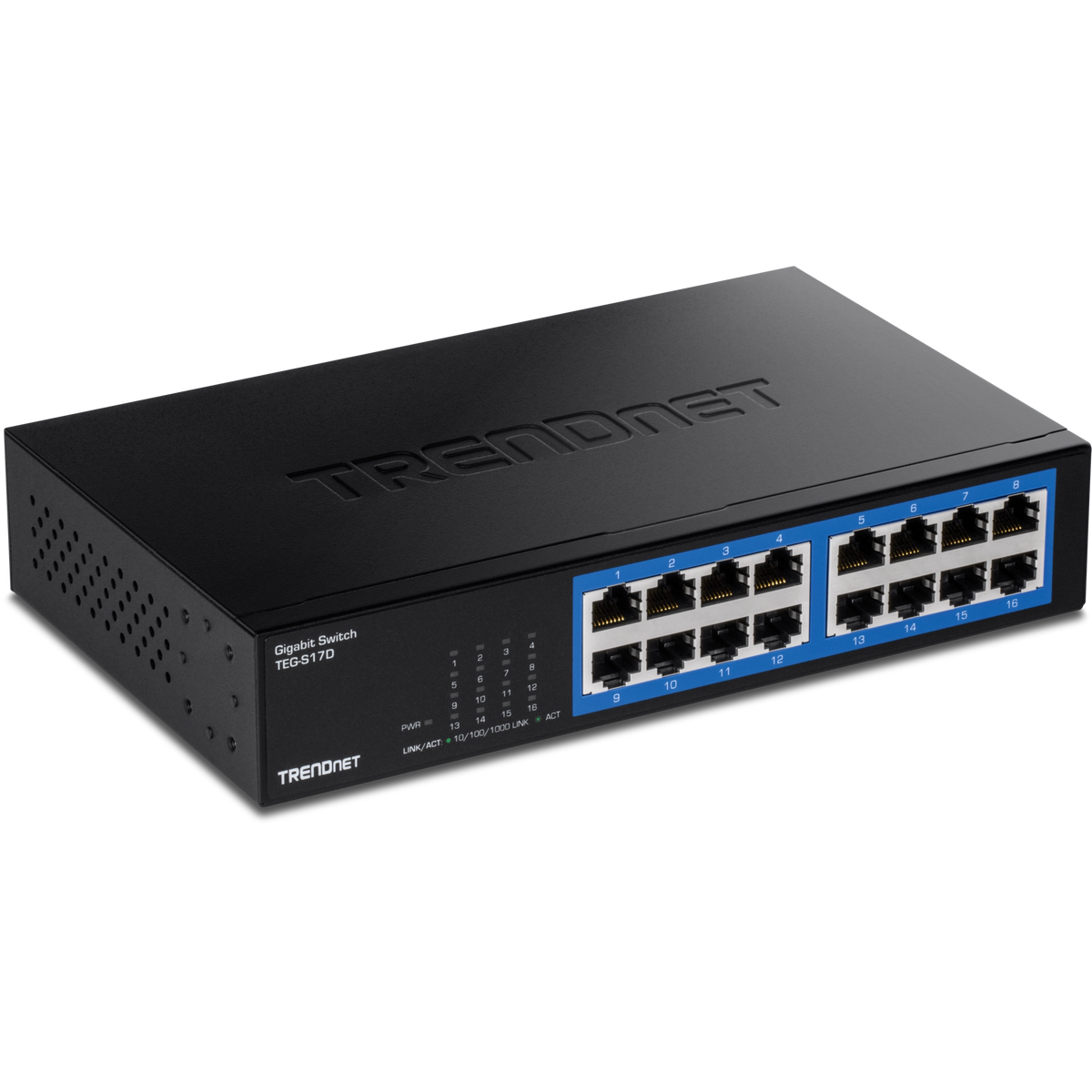 TRENDnet TEG-S17D 16-Port Gigabit Desktop Switch