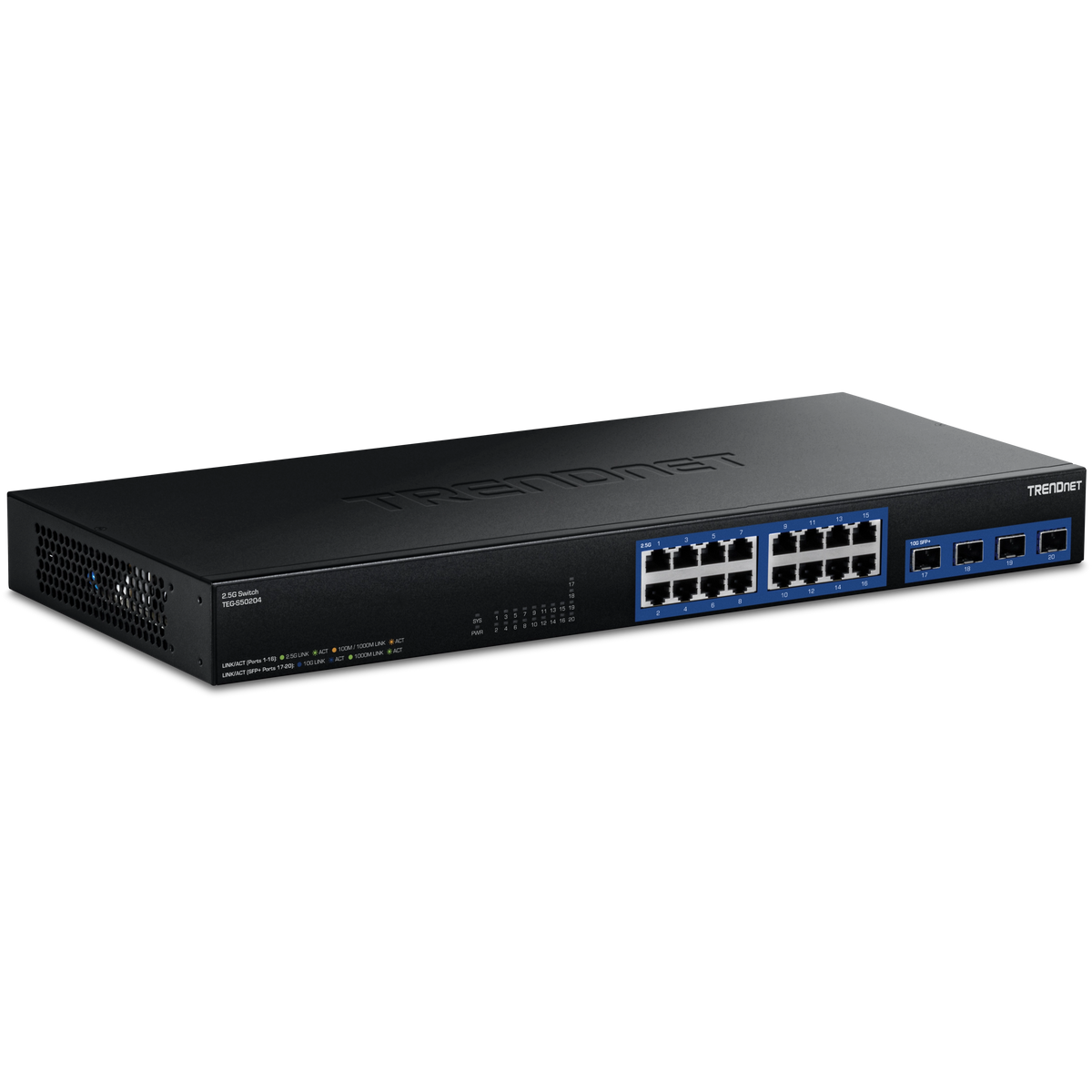 TRENDnet TEG-S50204 20-Port 2.5G Switch with 10G SFP+ Ports