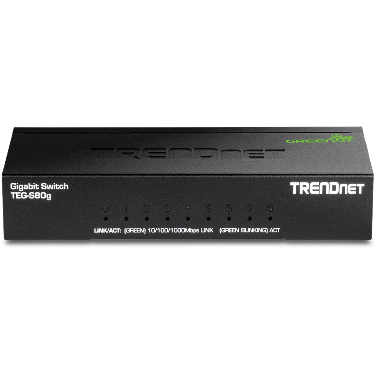 TRENDnet TEG-S80g 8-Port Gigabit GREENnet Mini Switch