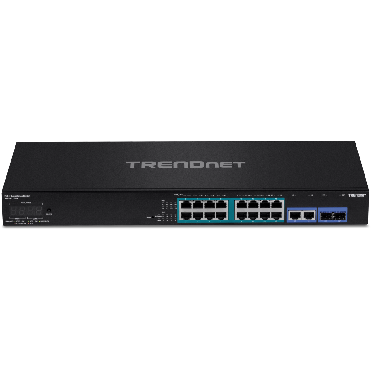 TRENDnet TPE-3018LS 18-Port Gigabit PoE+ Smart Surveillance Switch