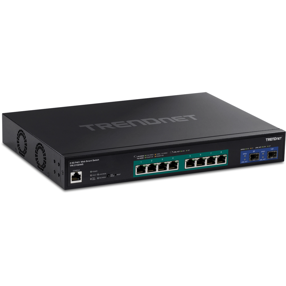 TRENDnet TPE-3102WS 10-Port Multi-Gig Web Smart PoE+ Switch