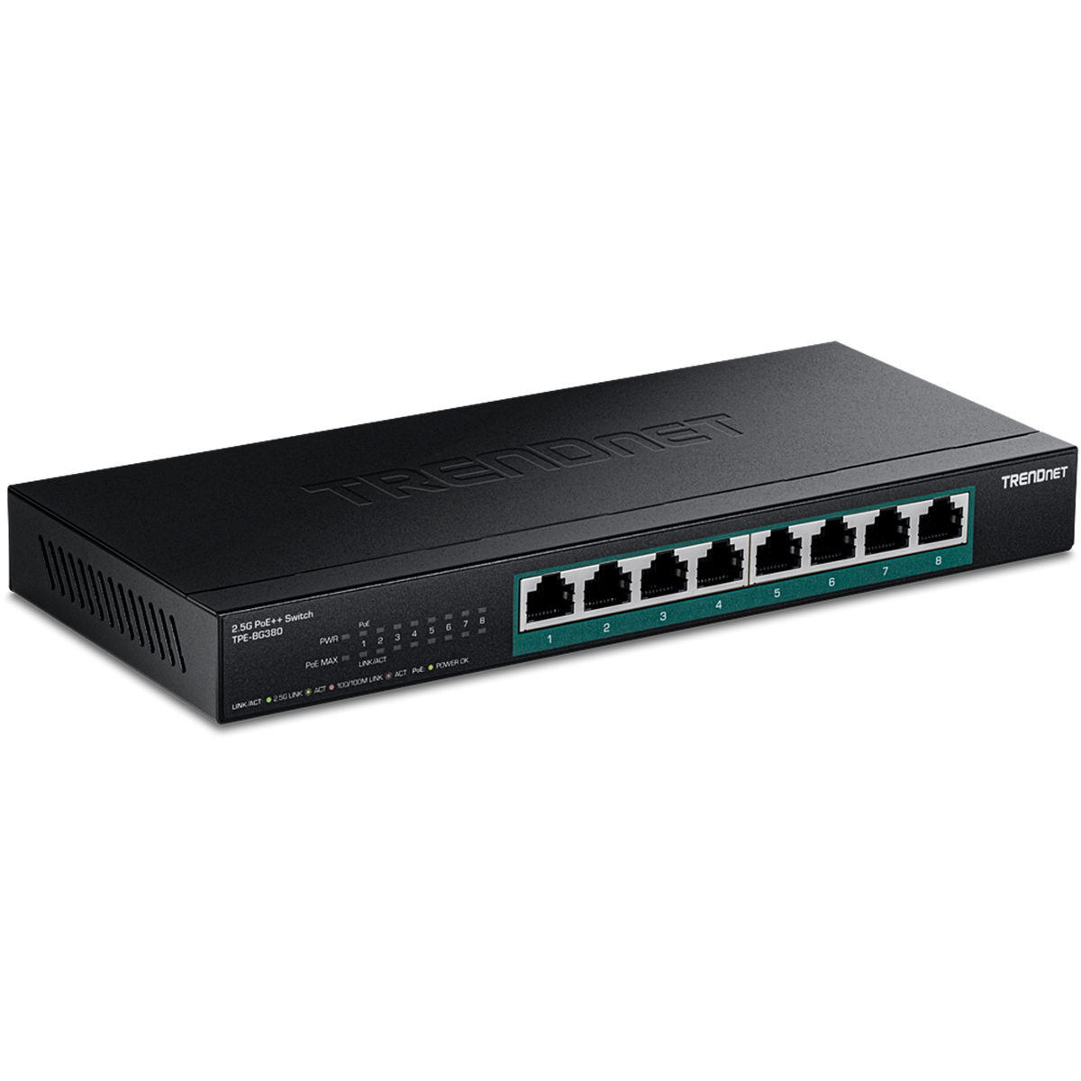 TRENDnet TPE-BG380 8-Port 2.5G PoE++ Switch