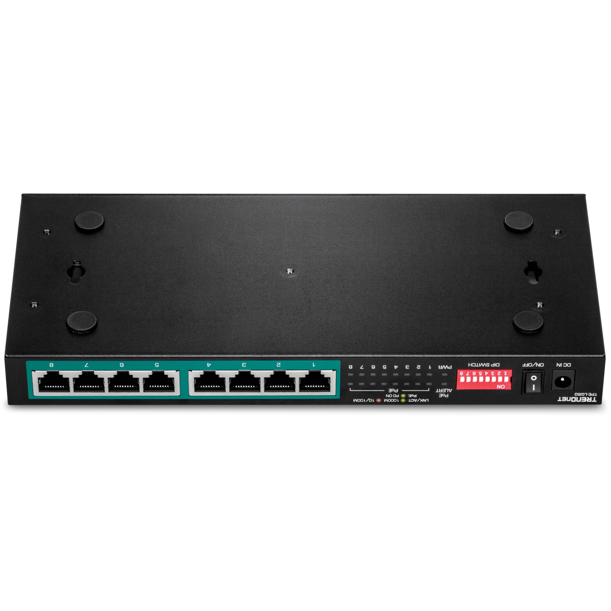 TRENDnet TPE-LG80 8-Port Gigabit Long Range PoE+ Switch