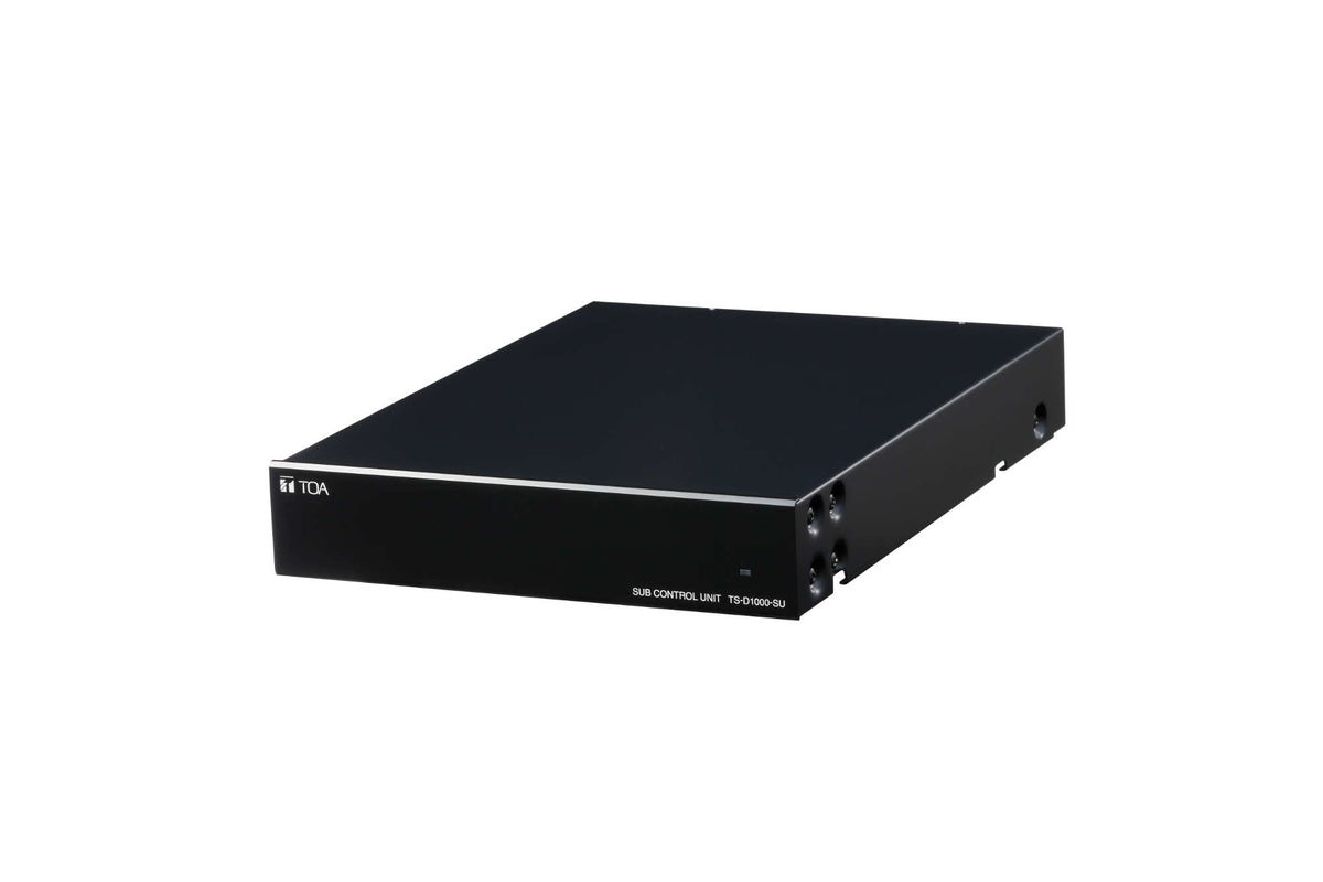 TOA TS-D1000-SU sub control unit for the digital conference system, black 1U rack chassis