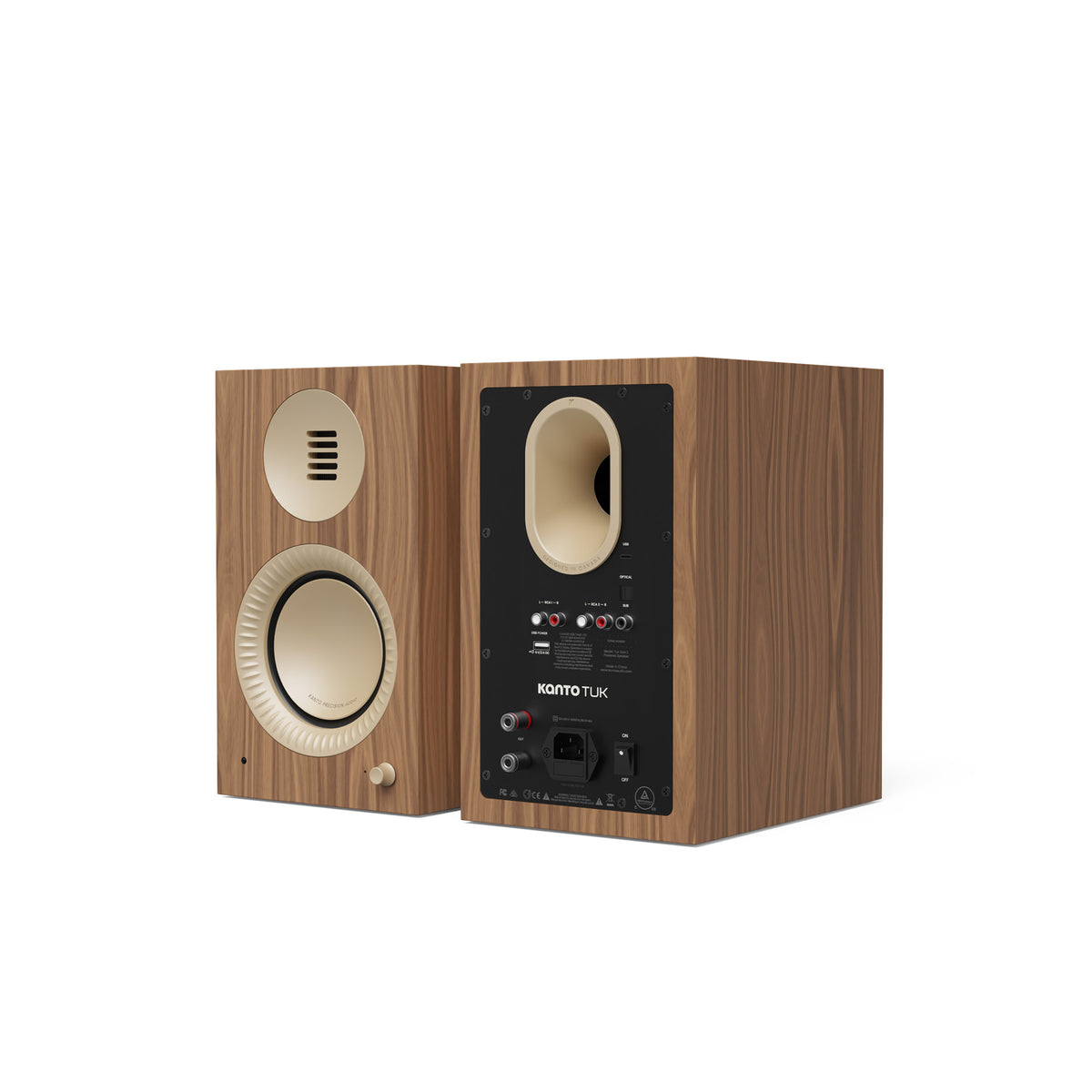 Kanto (2nd Gen) 260 W Premium Powered Speaker System with Bluetooth® 5.4, Dual RCA and USB-C Inputs