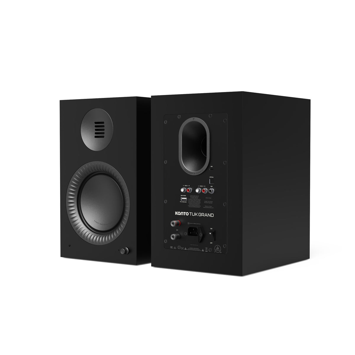 Kanto 320 W Premium Powered Speaker System with Bluetooth® 5.4 - Dual RCA and USB-C Inputs