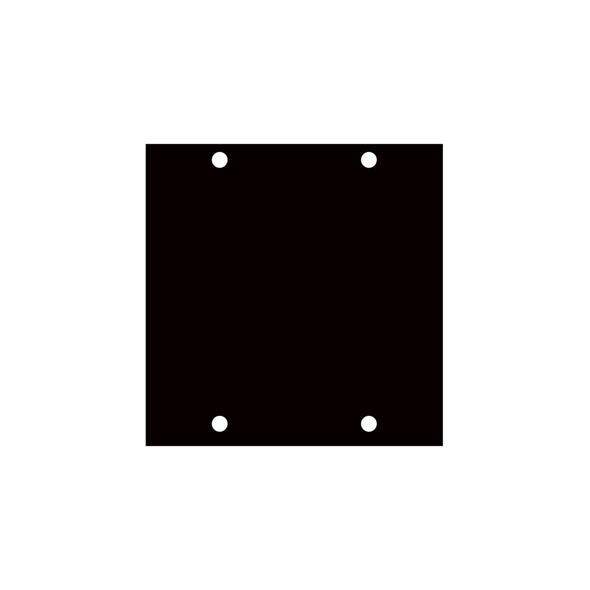 Middle Atlantic UCPB1 SINGLE UCP BLANK PNL