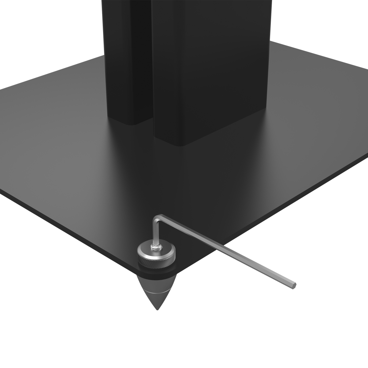 Klipsch KS-24 Speaker Stands Black Universal Speaker Stand Level Adjustment