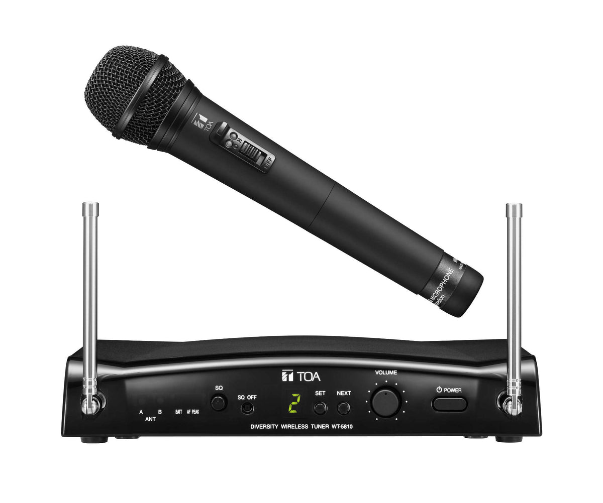 TOA WS-5265 H01US 16 Channel UHF Wireless System Including: WT-5810(H01) Tuner