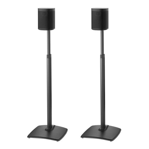 Sanus WSSA2-B1 PREMIUM ADJ HEIGHT SPEAKER STAND-PAIR