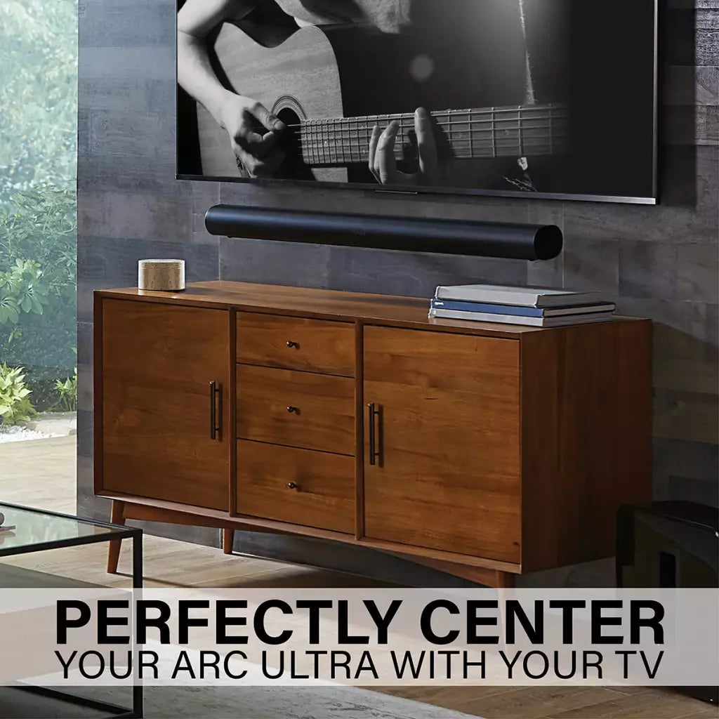 Sanus WSSAWM1-W2 Extendable Soundbar Wall Mount for Arc & Arc Ultra.  WHITE