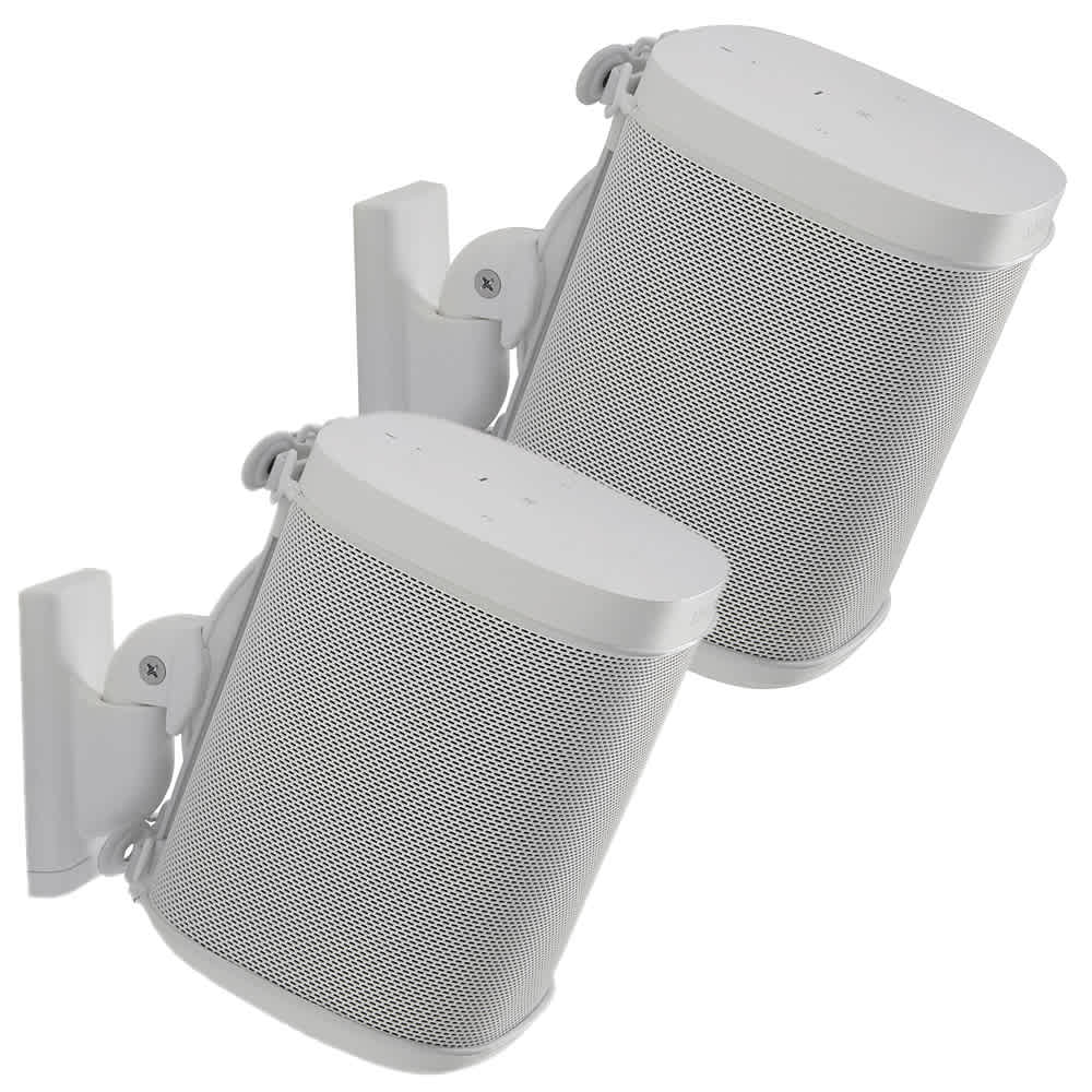 Sanus WSWM22-W1 Pair Wireless Spkr Mount W/Sonos Brckt