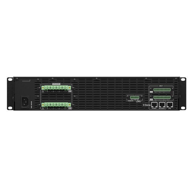 Yamaha XMS Series 8-Ch Power Amplifier, 2400W Total, 2U, Lo-Z/Hi-Z