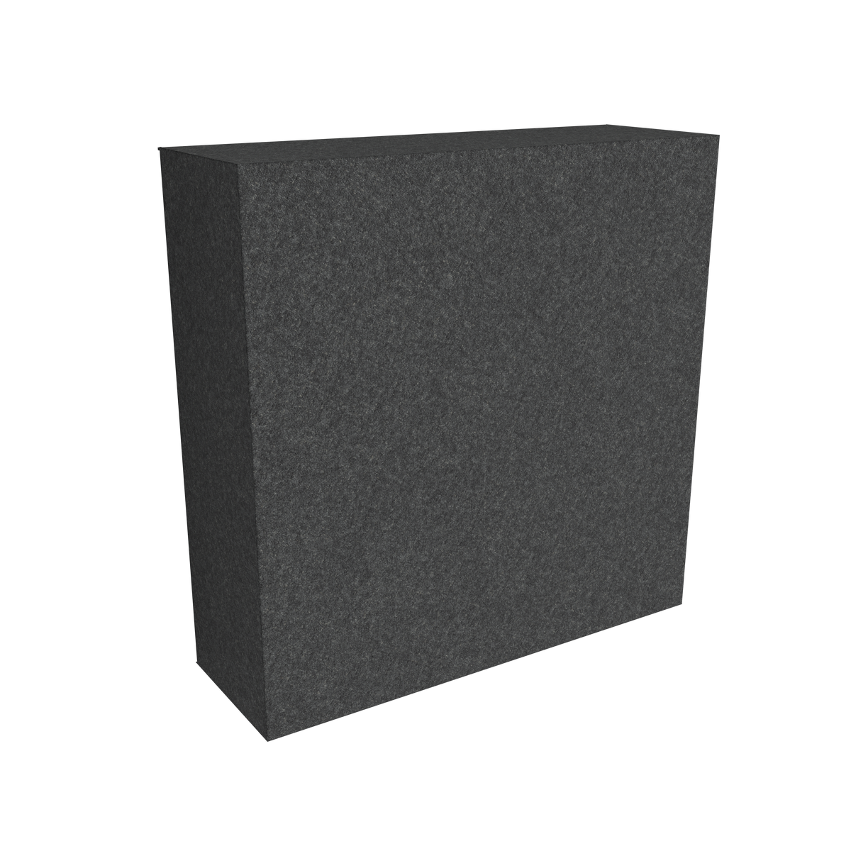 Middle Atlantic ADA-WT-4IN-CHG 4" Depth 2'x2' Wall Tile, Charcoal Gray