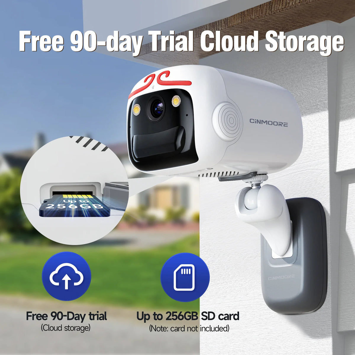 Cinmoore BC2U Wifi Battery Camera