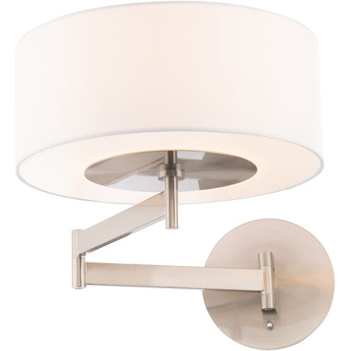 WAC Lighting BL-83023-BN Chelsea Reading Light Wall Light in Brushed Nickel, dweLED