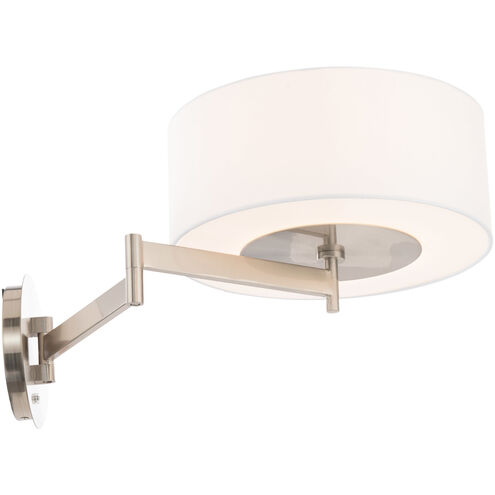 WAC Lighting BL-83023-BN Chelsea Reading Light Wall Light in Brushed Nickel, dweLED