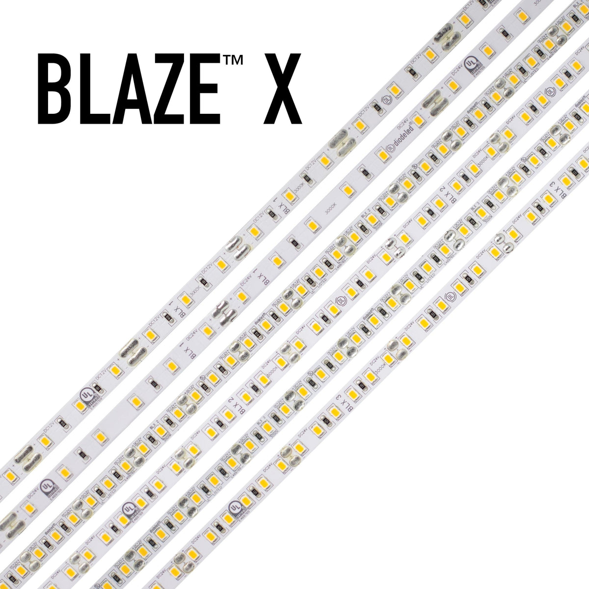 Diode Blade X 12 Year Warranty / 95+ CRI Tape Light 24V
