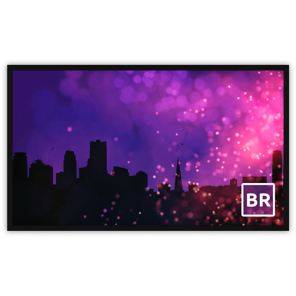 Severtson BR169150MW Broadway Series 6 Piece Fixed 2 3/8" Frame 16:9 150" Matte White