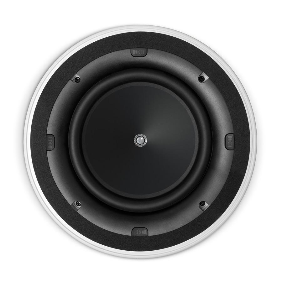 Kef C Series 8" Round Loudspeaker White Ci200.2CR, Each