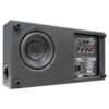Earthquake CP-8 "COUCH POTATO" 8" POWERED SUB. LOW PROFILE, PORTED AND *DOWN FIRING* BLACK ASH Laminate-PER EACH