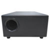 Earthquake CP-8 "COUCH POTATO" 8" POWERED SUB. LOW PROFILE, PORTED AND *DOWN FIRING* BLACK ASH Laminate-PER EACH