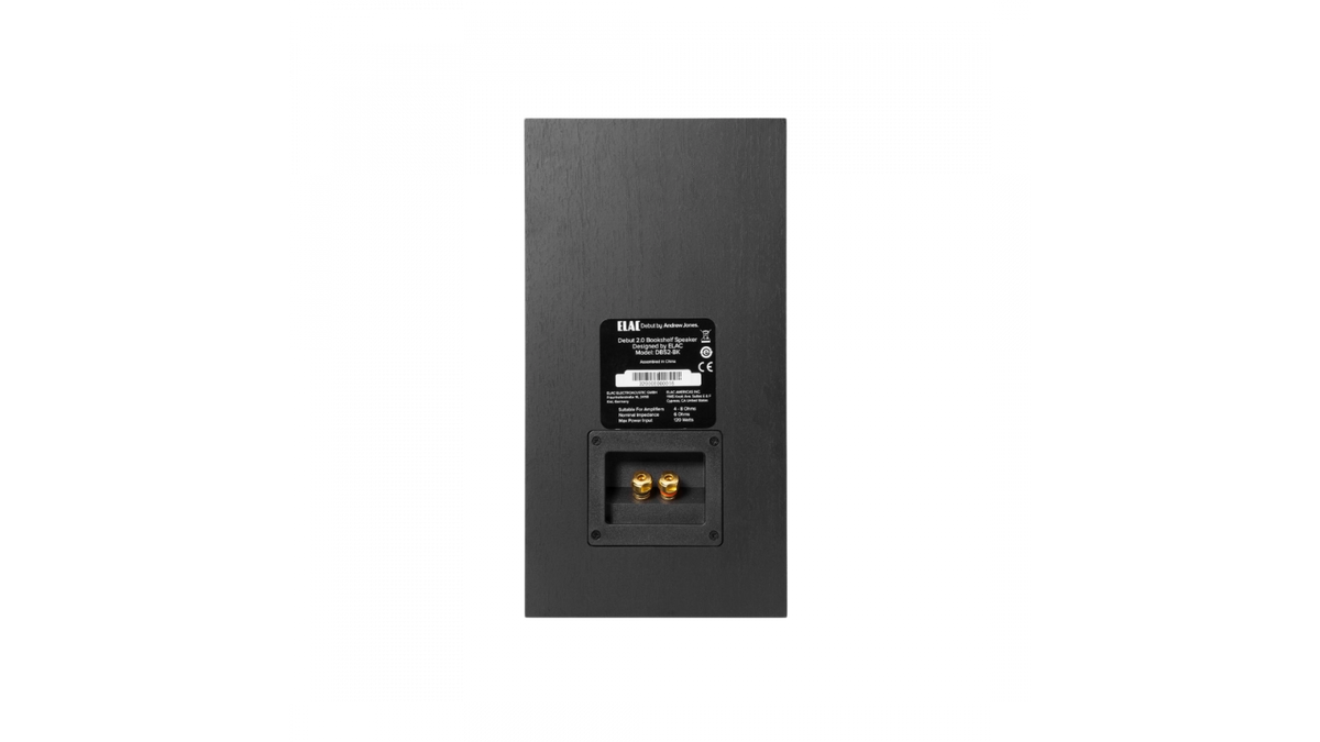 Elac 5.25" Debut 2.0 B5.2 Bookshelf Speakers - Black, Pair