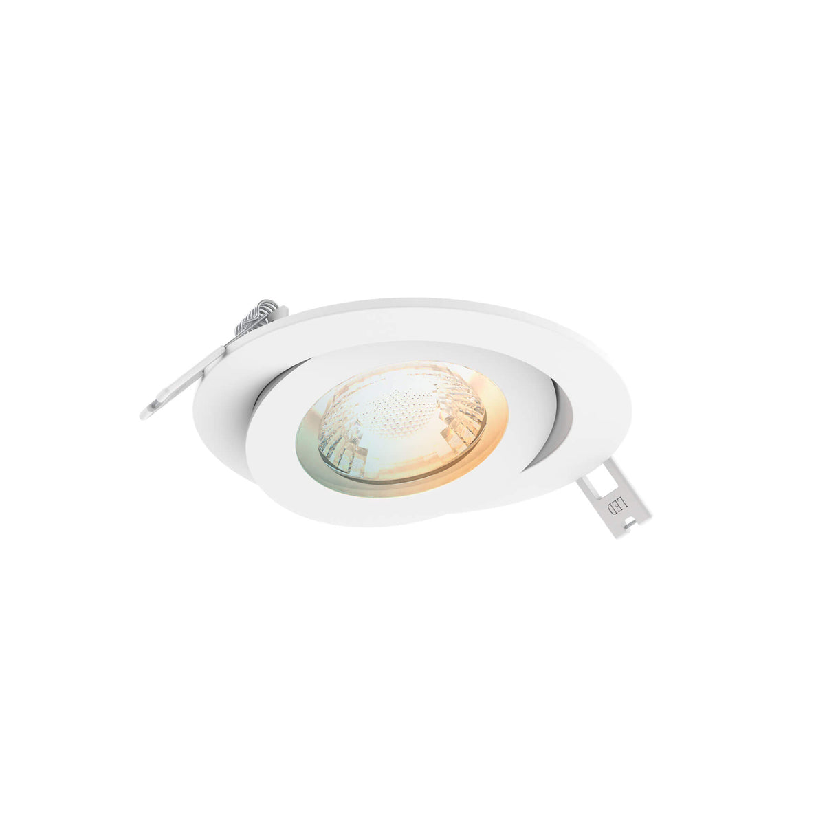 DALS DCP-FGM4-WH Smart 4 in Flat Gimbal Recessed, RGB+CCT