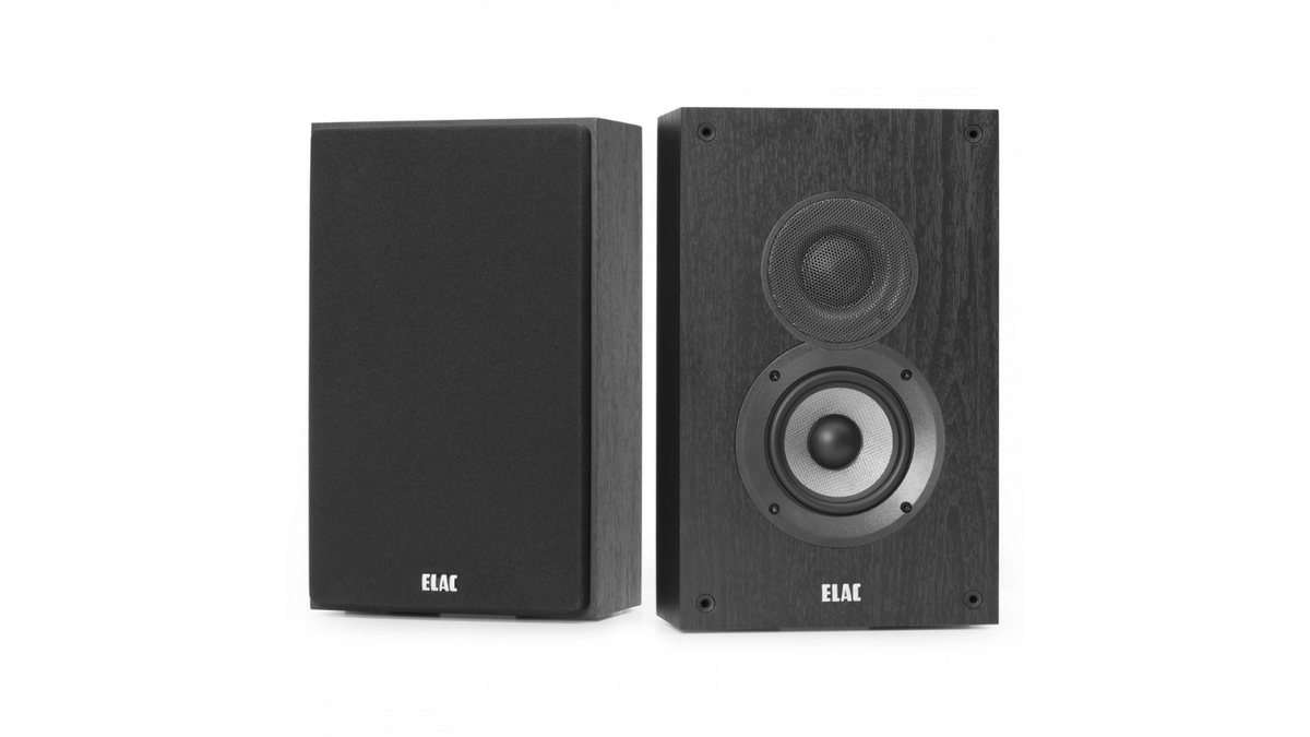 Elac 4" On-Wall Speakers - Black, Pair