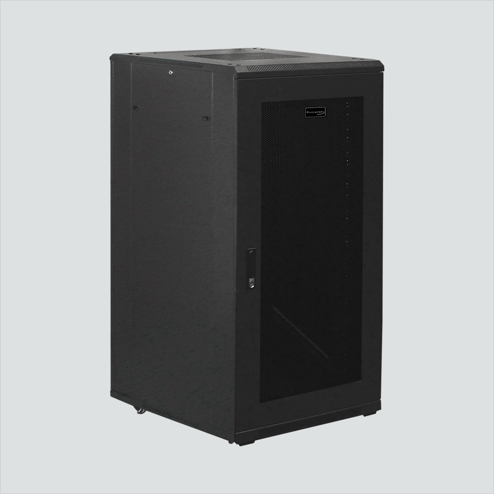 Wavenet CBTF-FL27U-32 27U Standing Server Cabinet, #12-24 Threaded Rai