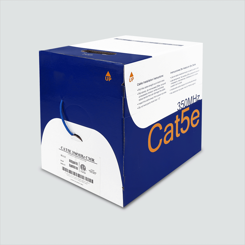 Wavenet CAT5E Riser (CMR) Reelex II Pullbox 1,000'