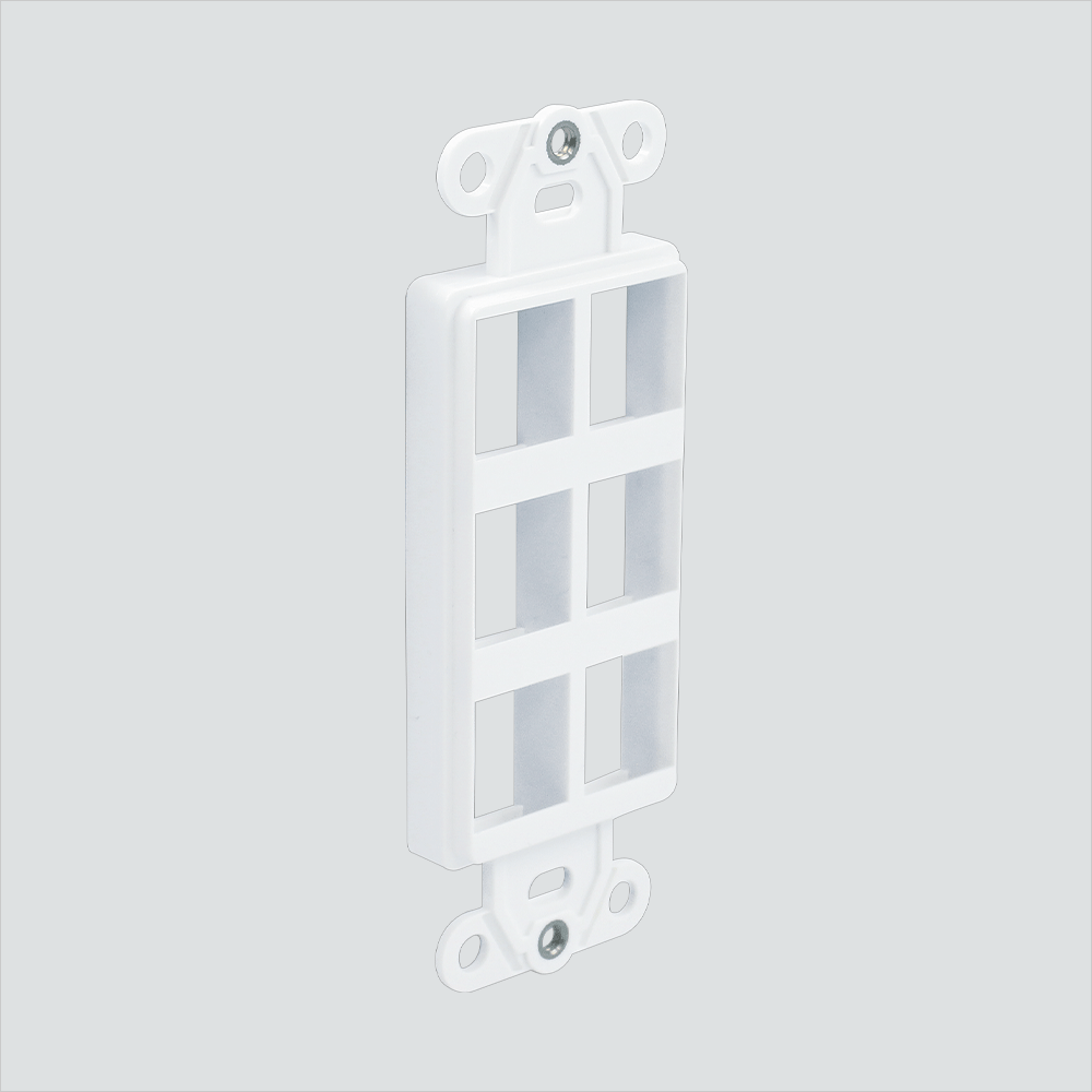 Wavenet Decora Insert 6-Port, Single Pack