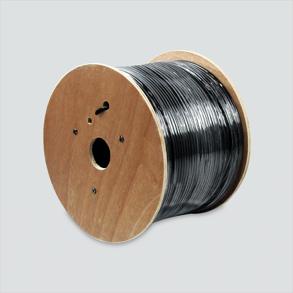 Wavenet 6EOSPBK2N CAT6 Outdoor DB - WB Black Reel 1,000'