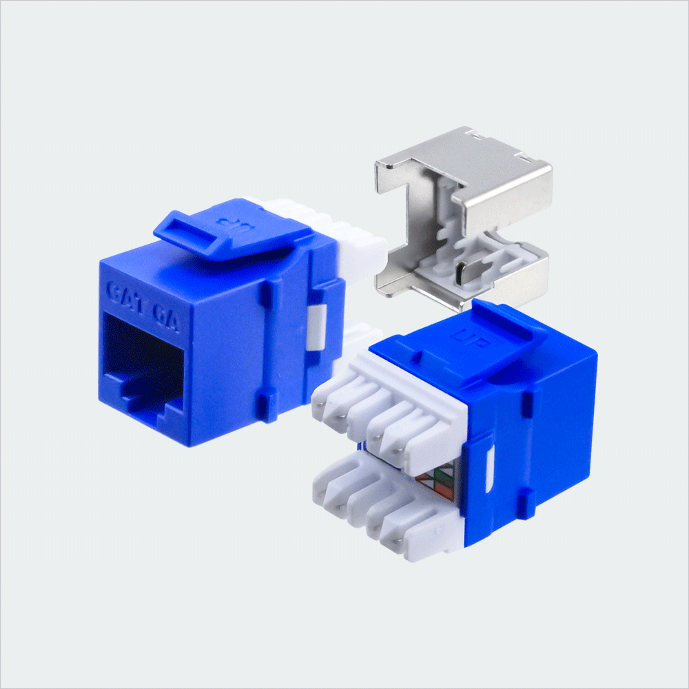 Wavenet Cat 6A HDJ-Series Keystone Jack Single