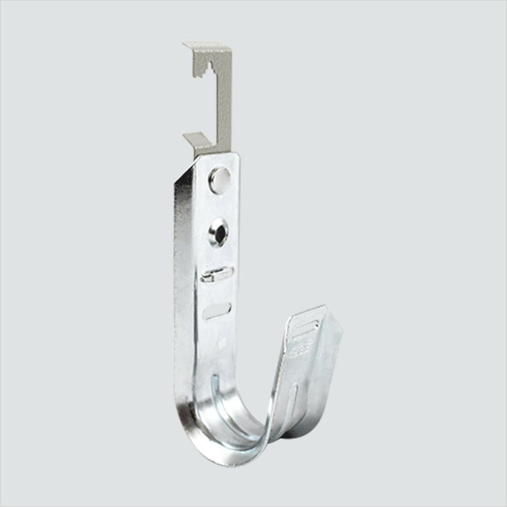 Wavenet JHMF13-C 1 5/16" "Batwing" Multi-Function Clip J-Hook 25-Pack