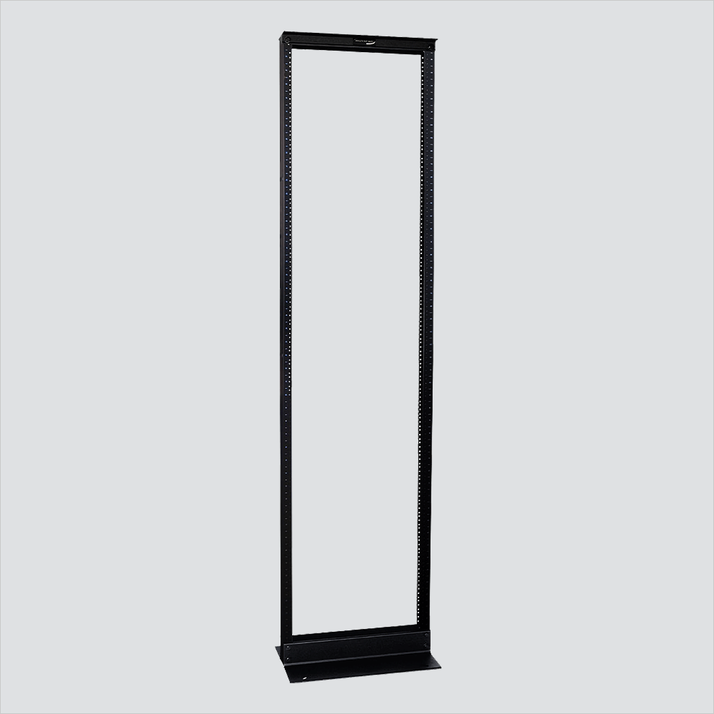 Wavenet 2POST-45U 7' 45U 2-Post Rack, #12-24 Threaded Rails