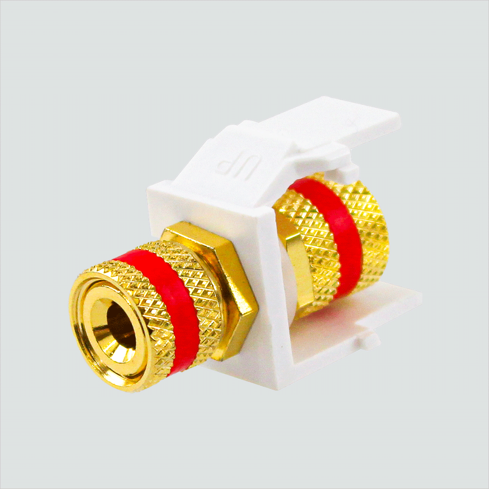 Wavenet Gold-Plated Binding Post Keystone Insert Single