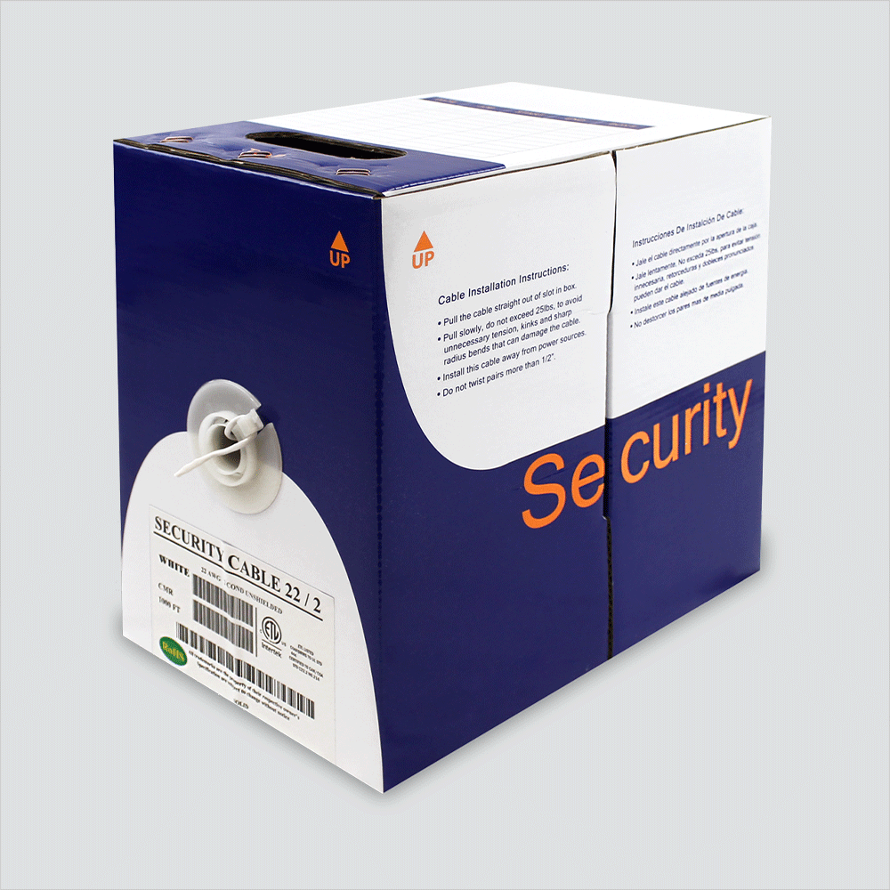 Wavenet 22/2 Solid (CMR) Pullbox 1,000'