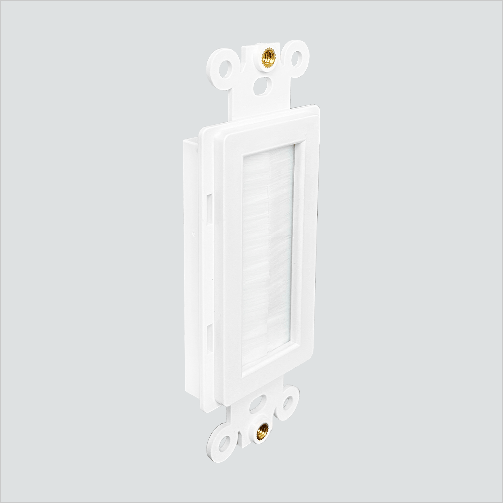 Wavenet DWIN-BR-WH Decora Insert Brush, Passthrough, White, Single Pack