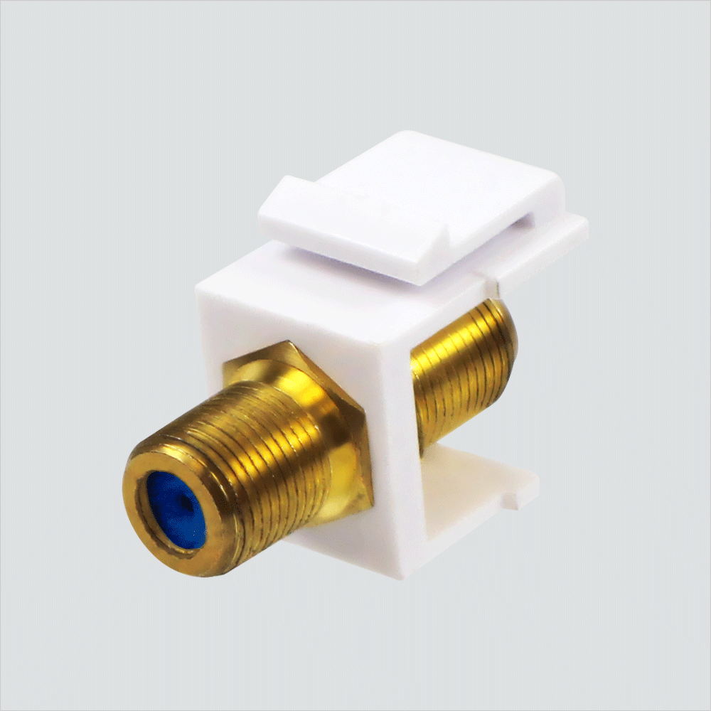Wavenet 3GHz F-Type Keystone Insert Gold-Plated Contractor Pack (25)