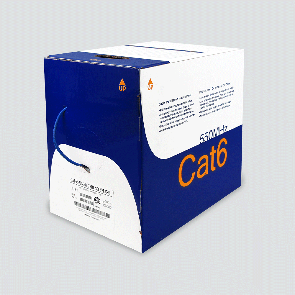 Wavenet CAT6 Riser (CMR) No Spline Reelex II Pullbox 1,000'