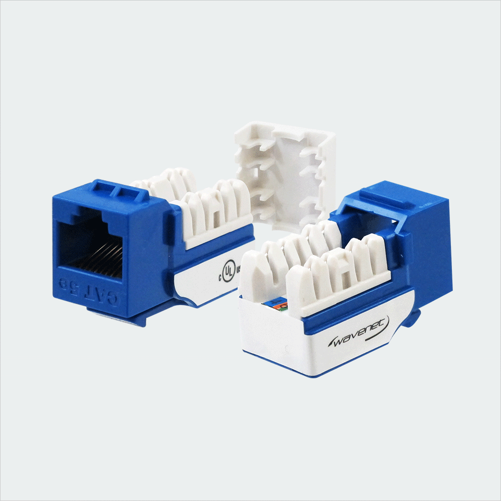 Wavenet Cat 5E SDJ-Series Keystone Jack Single