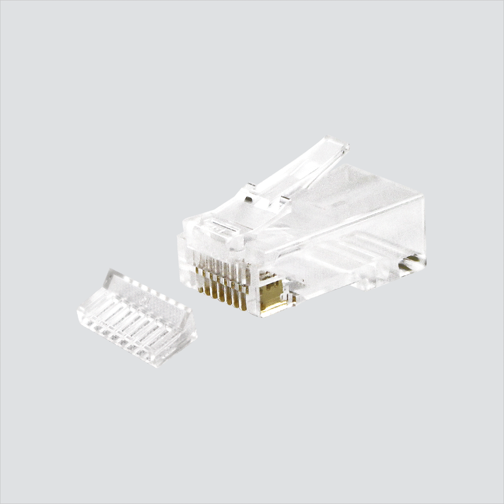 Wavenet RJ45-CAT5UTP50U-100PK Cat 5E UTP With Loading Bar RJ-45 100-Pack