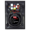 Earthquake EWS600 6" IN-WALL SPEAKERS, 12 dB XOVER, +/- 3dB switches (B/T)-PER PAIR